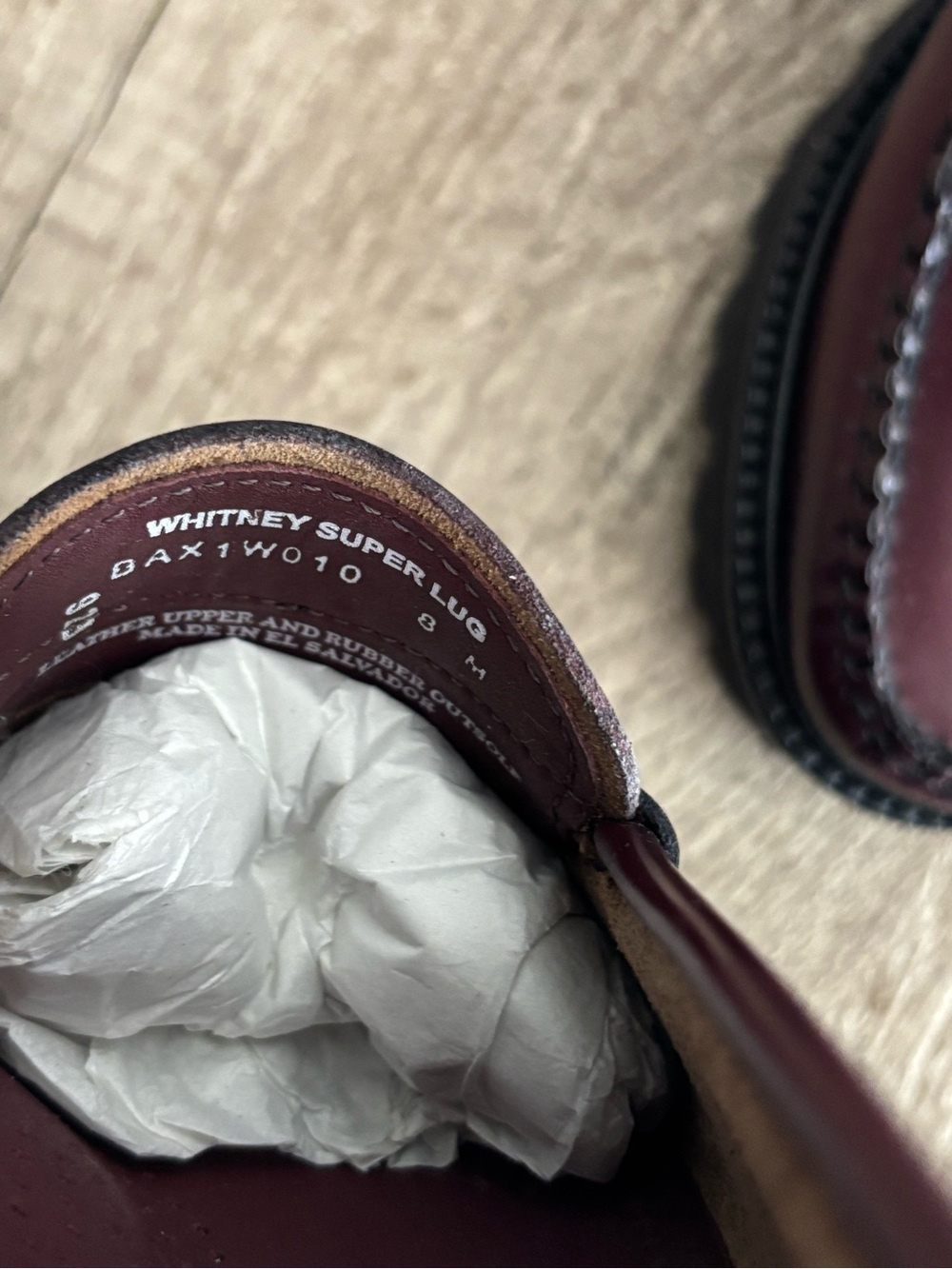 G.H. Bass & Co. Women’s Penny Loafers — Burgundy - Picture 3 of 7